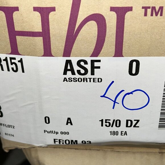 Hanes Women’s Tagless Briefs – LOT 40 - 180 pcs – 18 packs (10 ea) – Sz 8 - NEW - Picture 4 of 4